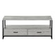 I 2871 Tv Stand - 48"L / Grey / Black Metal - Furniture Depot (7881104359672)