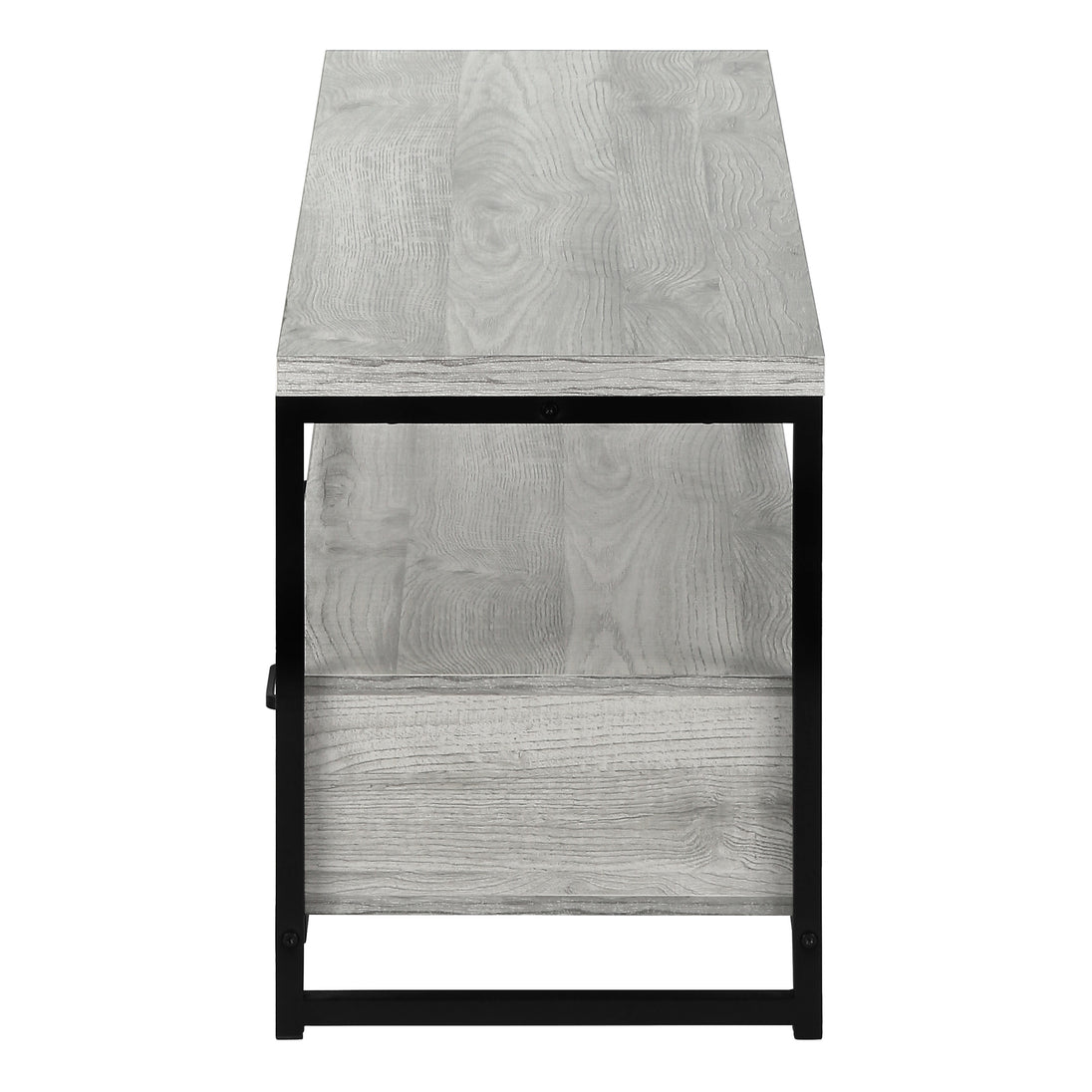 I 2871 Tv Stand - 48"L / Grey / Black Metal - Furniture Depot (7881104359672)