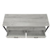 I 2871 Tv Stand - 48"L / Grey / Black Metal - Furniture Depot (7881104359672)