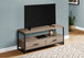 I 2872 Tv Stand - 48"L / Dark Taupe / Black Metal - Furniture Depot (7881104523512)