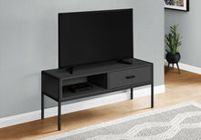 Load image into Gallery viewer, I 2874 Tv Stand - 48&quot;L / Black / Black Metal - Furniture Depot (7881104720120)