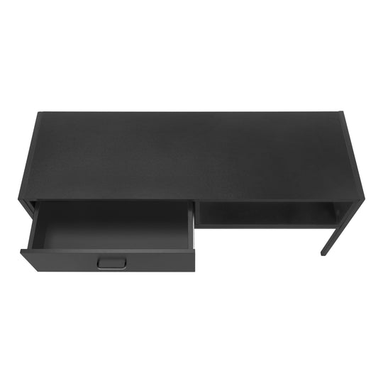 I 2874 Tv Stand - 48"L / Black / Black Metal - Furniture Depot (7881104720120)