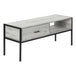 I 2875 Tv Stand - 48"L / Grey / Black Metal - Furniture Depot (7881104851192)