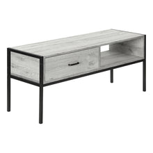 Load image into Gallery viewer, I 2875 Tv Stand - 48&quot;L / Grey / Black Metal - Furniture Depot (7881104851192)