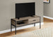 I 2876 Tv Stand - 48"L / Dark Taupe / Black Metal - Furniture Depot (7881105047800)