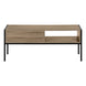 I 2876 Tv Stand - 48"L / Dark Taupe / Black Metal - Furniture Depot (7881105047800)