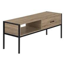 Load image into Gallery viewer, I 2876 Tv Stand - 48&quot;L / Dark Taupe / Black Metal - Furniture Depot (7881105047800)
