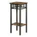 I 3044 Accent Table - Espresso Marble / Bronze Metal - Furniture Depot (7881107144952)