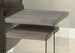 I 3053 Nesting Table - 2pcs Set / Dark Taupe / Tempered Glass - Furniture Depot (7881107472632)