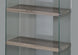 I 3060 Bookcase - 60"H / Dark Taupe With Tempered Glass - Furniture Depot (7881108062456)