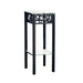 I 3078 Accent Table - Black Metal With Tempered Glass - Furniture Depot (7881108750584)