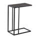 I 3087 Accent Table - Black Metal / Black Tempered Glass - Furniture Depot (7881108914424)