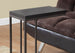 I 3088 Accent Table - Espresso / Bronze Metal - Furniture Depot (7881109045496)