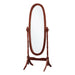I 3101 Mirror - 59"H / Walnut Oval Wood Frame - Furniture Depot