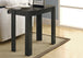 I 3112 Accent Table - Black / Grey Marble - Furniture Depot (7881110028536)