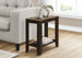 I 3114 Accent Table - Espresso / Marble Top - Furniture Depot (7881110061304)