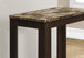 I 3114 Accent Table - Espresso / Marble Top - Furniture Depot (7881110061304)