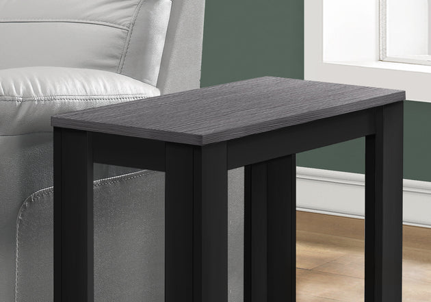I 3134 Accent Table - Black / Grey Top - Furniture Depot (7881110421752)