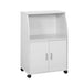 I 3139 Kitchen Cart - 33"H / White On Castors - Furniture Depot (7881110618360)