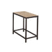 I 3163 Accent Table - Terracotta Tile Top / Hammered Brown - Furniture Depot