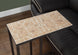 I 3164 Accent Table - Terracotta Tile Top / Hammered Brown - Furniture Depot (7881111109880)