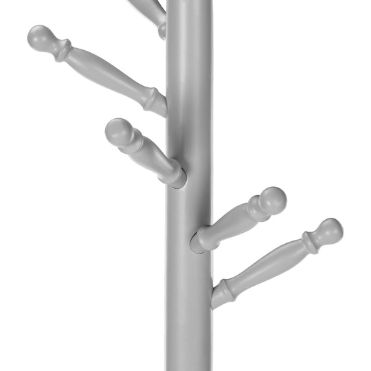 I 3178 Coat Rack - 71"H / Grey With An Umbrella Holder - Furniture Depot