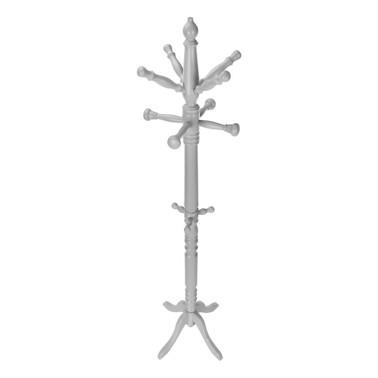 I 3179 Coat Rack - 73"H / Grey Wood Traditional Style - Furniture Depot (7881111273720)