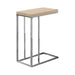 I 3203 Accent Table - Natural With Chrome Metal - Furniture Depot