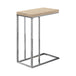 I 3203 Accent Table - Natural With Chrome Metal - Furniture Depot