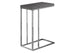 I 3228 Accent Table - Grey With Chrome Metal - Furniture Depot (7881111896312)