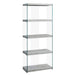 I 3233 Bookcase - 60"H / Grey Cement With Tempered Glass - Furniture Depot (7881112060152)