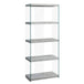 I 3233 Bookcase - 60"H / Grey Cement With Tempered Glass - Furniture Depot (7881112060152)