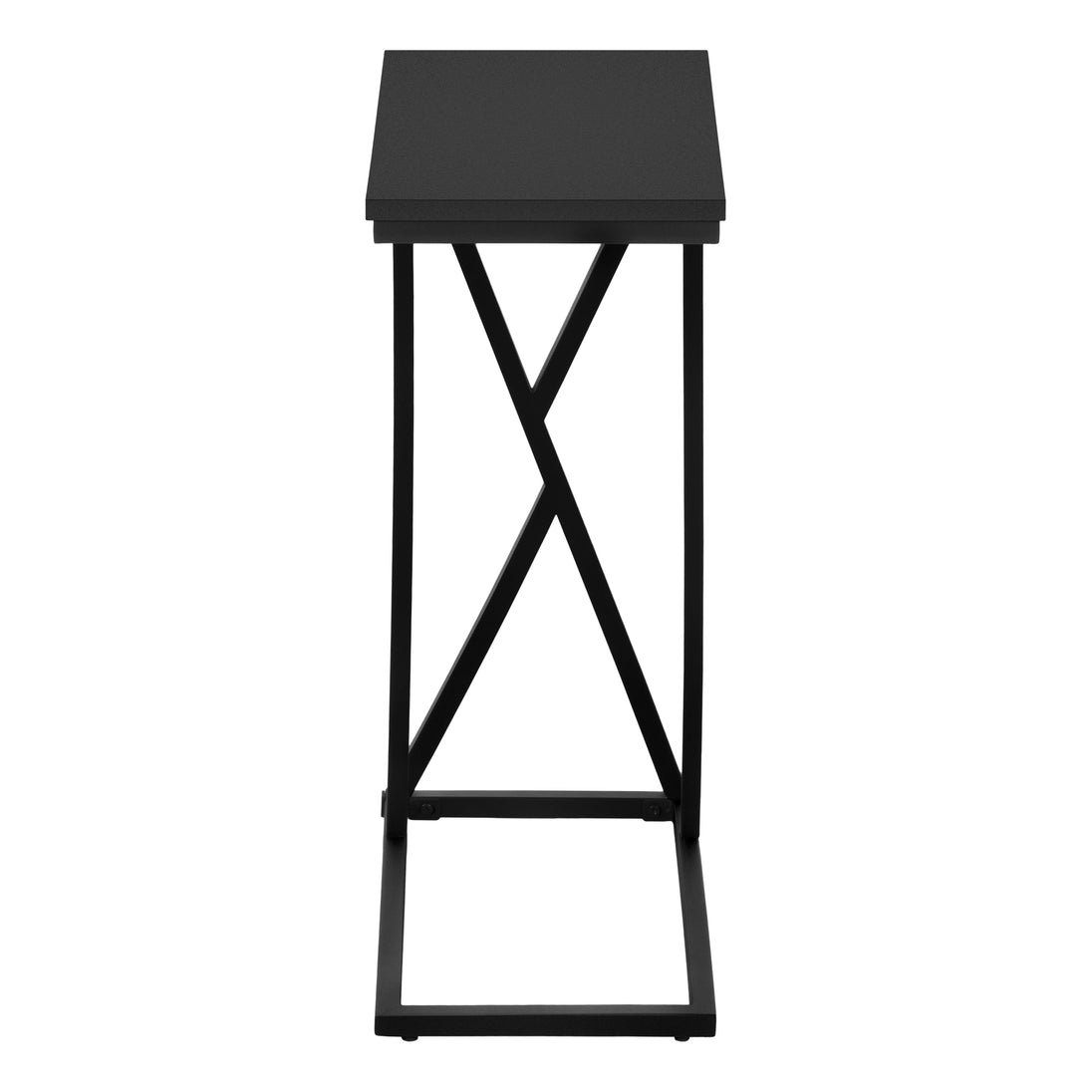 I 3247 Accent Table - 25"H / Black / Black Metal - Furniture Depot (7881112223992)