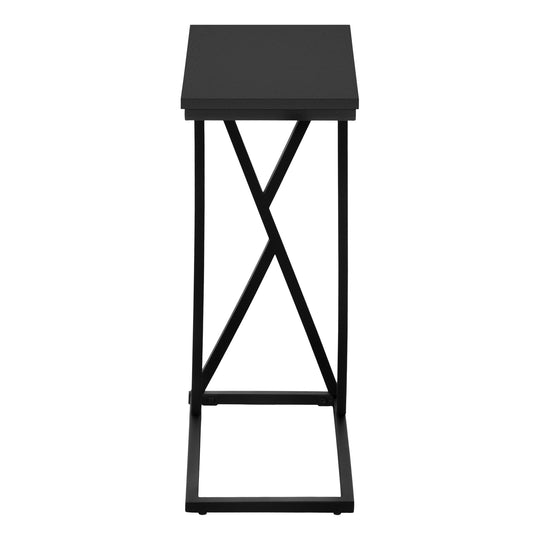 I 3247 Accent Table - 25"H / Black / Black Metal - Furniture Depot (7881112223992)