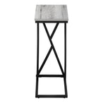 I 3248 Accent Table - 25"H / Grey / Black Metal - Furniture Depot (7881112256760)