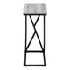 I 3248 Accent Table - 25"H / Grey / Black Metal - Furniture Depot (7881112256760)