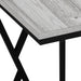 I 3248 Accent Table - 25"H / Grey / Black Metal - Furniture Depot (7881112256760)