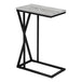 I 3248 Accent Table - 25"H / Grey / Black Metal - Furniture Depot (7881112256760)