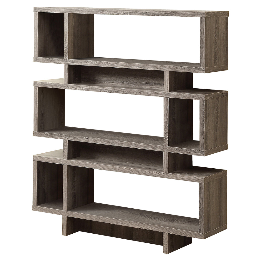 I 3251 Bookcase - 55"H / Dark Taupe Modern Style - Furniture Depot