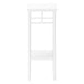 I 3279 Accent Table - 28"H / White / White Metal - Furniture Depot (7881113043192)