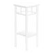 I 3279 Accent Table - 28"H / White / White Metal - Furniture Depot (7881113043192)