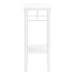 I 3279 Accent Table - 28"H / White / White Metal - Furniture Depot (7881113043192)