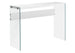 I 3288 Accent Table - 44"L / Glossy White / Tempered Glass - Furniture Depot (7881113141496)