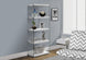 I 3289 Bookcase - 60"H / Glossy White With Tempered Glass - Furniture Depot (7881113239800)