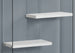 I 3290 Bookcase - 60"H / Glossy White With Tempered Glass - Furniture Depot (7881113272568)