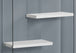 I 3290 Bookcase - 60"H / Glossy White With Tempered Glass - Furniture Depot (7881113272568)