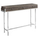 I 3299 Accent Table - 48"L / Dark Taupe / Chrome Metal - Furniture Depot (7881113370872)