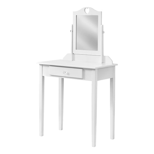 I 3326 Vanity - White / Mirror And Storage Drawer - Furniture Depot (7881113731320)