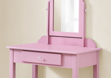 Load image into Gallery viewer, I 3328 Vanity - Pink / Mirror And Storage Drawer - Furniture Depot (7881113829624)