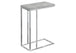 I 3372 Accent Table - Grey Cement With Chrome Metal - Furniture Depot (7881114288376)